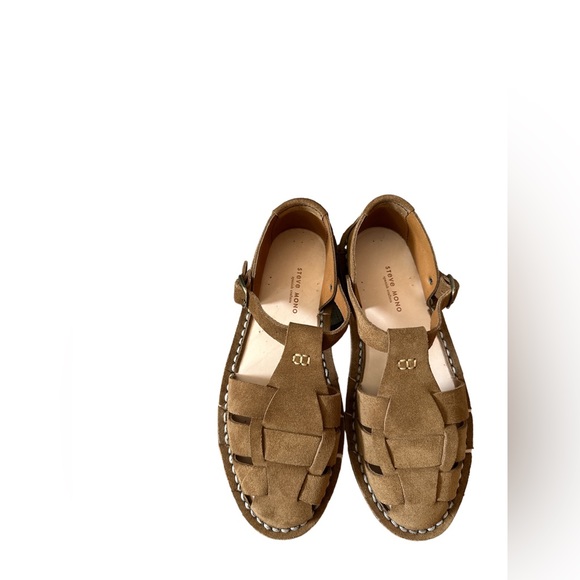 Brand new handmade Steve Mono Artisanal sandals, cognac color. Size 36 - Picture 6 of 8